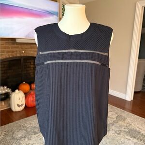 J. Crew Navy Sleeveless Blouse